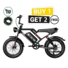 Fatbike electric fat tire tyre bike electric mountain bike full suspension off-road adult