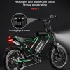2000W New High Speed 20inch Hydraulic brake Adults Electric Bike With 25AH Dual Motor Electric Motorcycle Bicycle - Image 5
