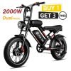 48v 750w 1000w Electric Bicycle High Speed ebike electric fat tire
