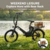 20 Inch Folding Electric City Bike With 7 Speed Magnesium Alloy
